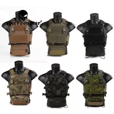 Emersongear Tactical Lightweight VEST W/ Chest Rig SET Airsoft Men Plate Carrier