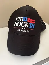 Kid Rock For US Senate Mesh Adjustable SnapBack Trucker Hat Cap