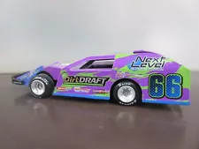 NEW Open Wheel Modified # 66 Dirt Draft Pull-Back Racecar