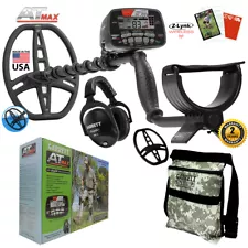 Garrett AT MAX Underwater Waterproof Metal Detector, MS-3 Headphones, Pouch