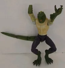 2007 Marvel Lizard Slashing Tail Action Figure Spider-Man With Damage