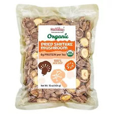 Organic Natural Dried Mushrooms - Premium Flavors |AAA Grade Extra Dry Mushro...