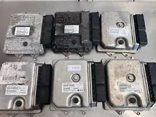 6x Fiat engine control units, ECU. See description for details (S4432)