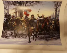 Civil War Art print by John Paul Strain - Thompsons Station.