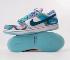 Nike Futura Laboratories x Dunk SB Low Bleached Aqua Size 11 Men's HF6061-400 DS