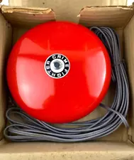 CRIMEFIGHTER Fire Alarm Bell 6" 12 Volt DC