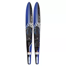 O'Brien Watersports Adult 68 inches Celebrity Water skis, Blue and Black (Used)