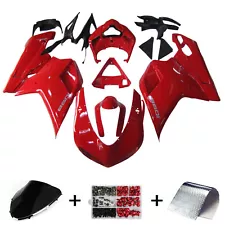 Fairing Kit Bodywork ABS Injection fit For Ducati 1098 2007-2011 2# T08 (For: 2010 Ducati 848)