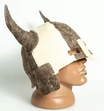 FELT HAT SAUNA Viking helmet Berserk Sea king Wool Valentine Day Sale