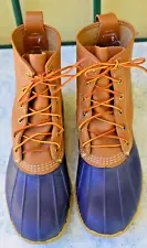 LL Bean Boots Womens size 11 Made in the USA Brown Duck Waterproof Hunting