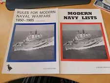 Rules Lists For Modern Navy Warfare 1950-1985 Dodo & Skytrex Naval Guide Book