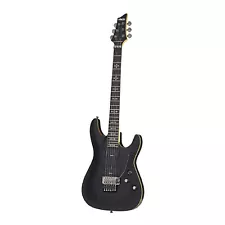 Schecter Demon-6 FR 6-String Solid-Body Electric Guitar (Aged Black Satin)