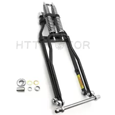 Stock Length 22" Black Springer Front End For Harley Sportster Chopper Softail