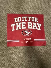 SF 49ers Rally Towel NFC Championship Game Lions 1/28/24 Do It For The Bay