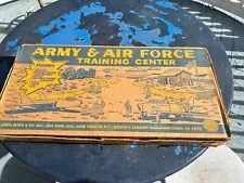 1950's Marx Army/Airforce Training Center Box and components - selling AS IS