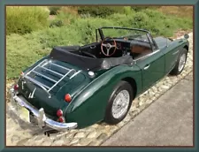 1967 Austin Healey 3000 MK III, Tool Box/Man Cave/Refrigerator Magnet, 42 MIL