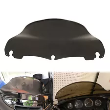 Smoke 9" Wave Windshield Windscreen Fit For Harley Street Electra Glide 14-2023 (For: More than one vehicle)