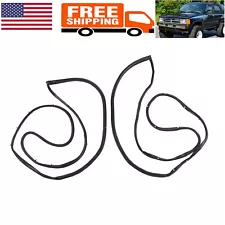 Door Weatherstrip Seals For 1984-1988 Toyota 4Runner Pickup Truck Pair Rubber (For: 1984 Toyota)