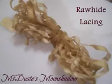 SALE 1/4" Rawhide Lace 26' ONE pc Regular Weight for Gloves Drums Rattles ~