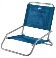 Quest Blue Floral 1 Position Beach Chair