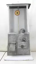 ANTIQUE THE MASTER PENNY CANDY PEANUTS COIN OPERATED GUMBALL MACHINE-SLOT WORKS