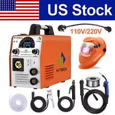 HITBOX 4 in 1 MIG Welder 200A 110V 220V Inverter Gas ARC TIG MIG Welding Machine