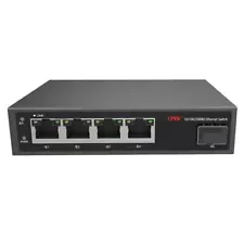 Gigabit multi-mode dual fiber 4*1000M RJ45 + 1*1.25G SFP fiber port POE Switch