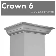 ZLINE STAINLESS STEEL CROWN MOLDING FOR MODELS KB, KL2, KL3 DESIGN CM6