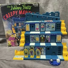 Addams Family Creepy Mansion Action Game Pressman 1992 Incomplete.