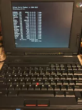 VINTAGE IBM Thinkpad 755CE 14" Intel 486DX4 WORKING -EQ