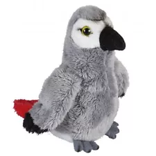 15cm African Grey Parrot Cuddly Soft Toy - Gift - Suitable For All Ages (0+)