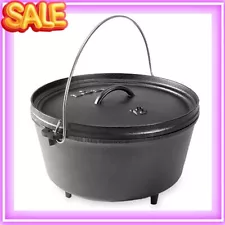 Lodge Cast Iron Deep Camp Dutch Oven 8 Quart