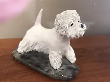 Beautiful Special Westie Handmade Figurine