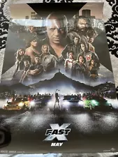 Fast X Original AUTHENTIC Movie Poster - 27x40 - 2 Sided Glossy