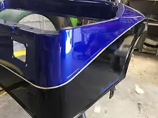 Two Tone paint job on a EZ GO TXT or RXV Golf Cart Body.