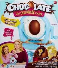 Jakks Chocolate Egg Surprise Maker + Bonus Capsules, Foil Wraps & Pouches