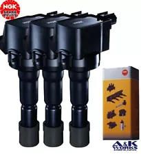 [3-piece set]Niterra NGK U5163 ignition coil stock number 48526 Kei-Truck