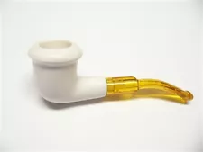 Miniature Meerschaum Pipe - CALABASH SMOOTH