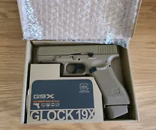 Umarex Glock Airsoft G19X CO2 Half Blowback Gen 5 Pistol Coyote (no orange tip)