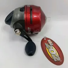 NEW Zebco 202 Spin Cast Fishing Reel Dark Red Classic w/ 10lb Line Ready To Go