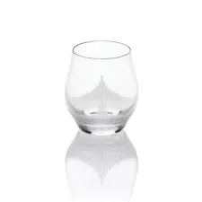 NEW LALIQUE CRYSTAL 100 POINTS TUMBLER GLASS #10332700 DOF CRYSTAL BRAND NIB F/S