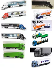 1/87 NORSCOT PETERBILT 389,MAISTO MAJORETTE MERCEDES BENZ ACTROS,VOLVO,SCANIA