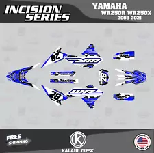 Graphics Kit for YAMAHA WR250X WR250R (2008-2021) INCISION-BLUE