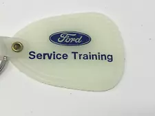 Vintage Glow in the dark Ford Service Training Keychain, Key Ring Accessory