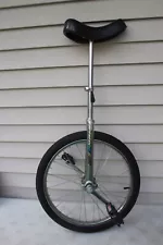 Unistar CX Torker Unicycle Single Wheel Bike Chrome Frame with Stand 20 x 1.75