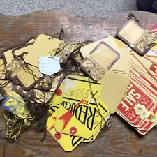 Large Lot Of Vintage Price Tags, , Some With Strings, These Are Used