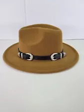 Wide Brim Cowboy Style Hat By Time And Tru One Size Fits All