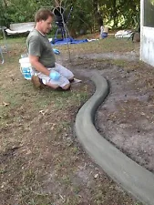 Custom curbing concrete edging landscaping DIY The original Curb It Yourself