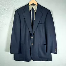 Vintage Paul Stuart Blazer Mens 42 Super 110s Wool Cashmere Luxury Sports Coat