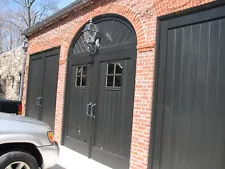 Custom Made Mahogany Garage Doors